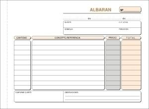 TALONARIO ALBARANES 4º APDO DUPLICADO LOAN