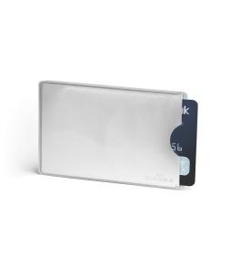 FUNDA TARJETAS DURABLE RFID PLATA BOLSA de 10