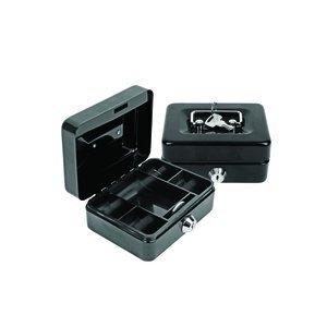 CAJA DE CAUDALES FOROFIS 12x9x6 cm NEGRO