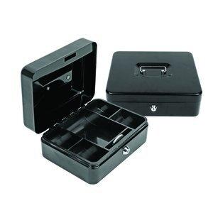 CAJA DE CAUDALES FOROFIS 25x18x9 cm NEGRO