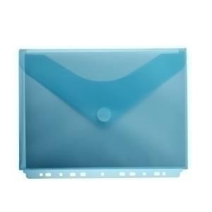 DOSIER SOBRE OFFICE BOX FUELLE PP VELCRO A4+ MULTITALADRO AZUL TRANSPARENTE