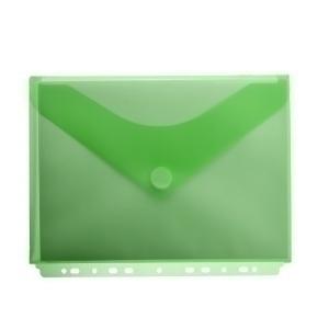 DOSIER SOBRE OFFICE BOX FUELLE PP VELCRO A4+ MULTITALADRO VERDE TRANSPARENTE