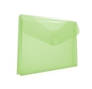 DOSIER SOBRE OFFICE BOX FUELLE PP VELCRO A4+ VERDE TRANSPARENTE