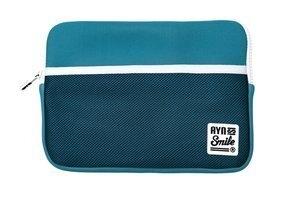 FUNDA PORTATIL SMILE SLEEVE NEOPRENO 13 FITNESS AZUL TURQUESA