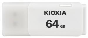 MEMORIA USB 64GB KIOXIA/TOSHIBA U202 2.0 BLANCO (Incluye Canon LPI de 0,24  )