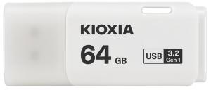 MEMORIA USB 64GB KIOXIA/TOSHIBA TRANSMEMORY U301 3.2 BLANCO (Incluye Canon LPI de 0,24  )