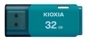 MEMORIA USB 32GB KIOXIA/TOSHIBA U202 AQUA 2.0 AZUL (Incluye Canon LPI de 0,24  )