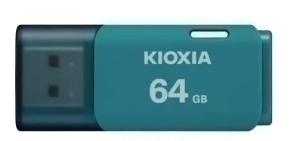 MEMORIA USB 64GB KIOXIA/TOSHIBA U202 AQUA 2.0 AZUL (Incluye Canon LPI de 0,24  )