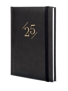 AGENDA ANUAL (2025) FINOCAM DYNAMIC LONDON COSIDA tapa ACOLCHADA Y10 140x204 S/V NEGRO