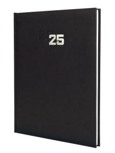 AGENDA ANUAL (2025) FINOCAM DYNAMIC MILANO COSIDA tapa ACOLCHADA Y12 210x270 S/V NEGRO