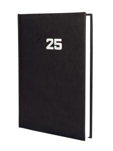 AGENDA ANUAL (2025) FINOCAM DYNAMIC MILANO COSIDA tapa ACOLCHADA Y11 165x240 D/P NEGRO
