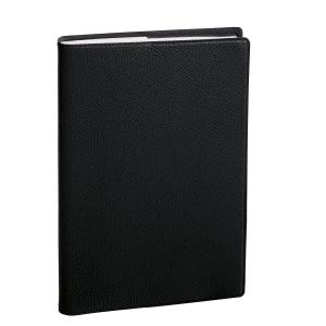 AGENDA ANUAL (2025) QUO VADIS PRESIDENT SP IMPALA SOBRECUBIERTA COSIDA tapa SIMIL PIEL 210x270 S/V 2 PAG. NEGRO