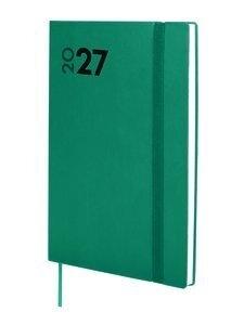 AGENDA ANUAL (2027) FINOCAM DYNAMIC MARA COSIDA tapa FLEXIBLE con GOMA Y10 140x204 S/V TURQUESA