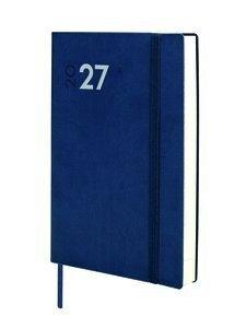 AGENDA ANUAL (2027) FINOCAM DYNAMIC MARA COSIDA tapa FLEXIBLE con GOMA Y4 120x170 D/P AZUL