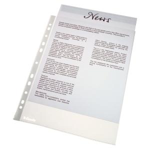 FUNDA MULTITALADRO ESSELTE PP  40  PL.NJ. A4 11 TAL.RFZO. BOLSA de 100